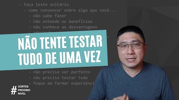 A melhor dica para iniciar nos TESTES UNITÁRIOS sem sofrimento
