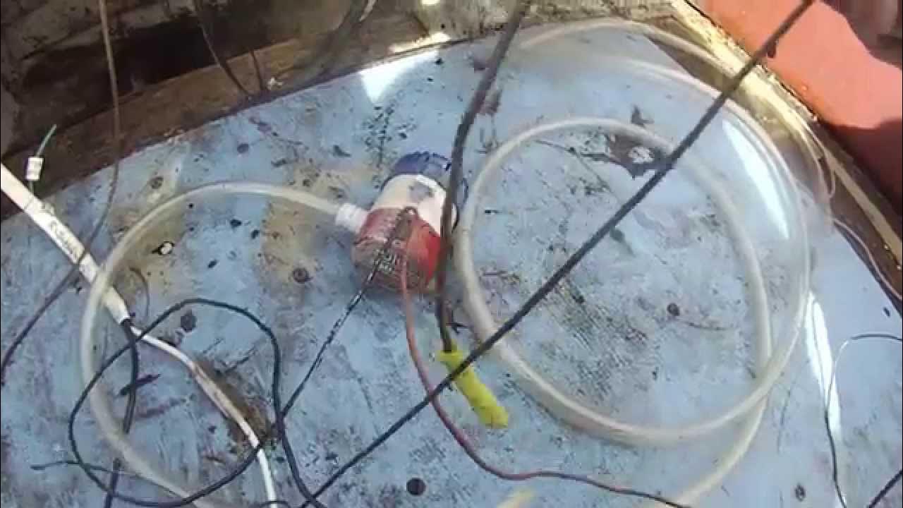 how to test a bilge pump to bail water out of a boat with a battery