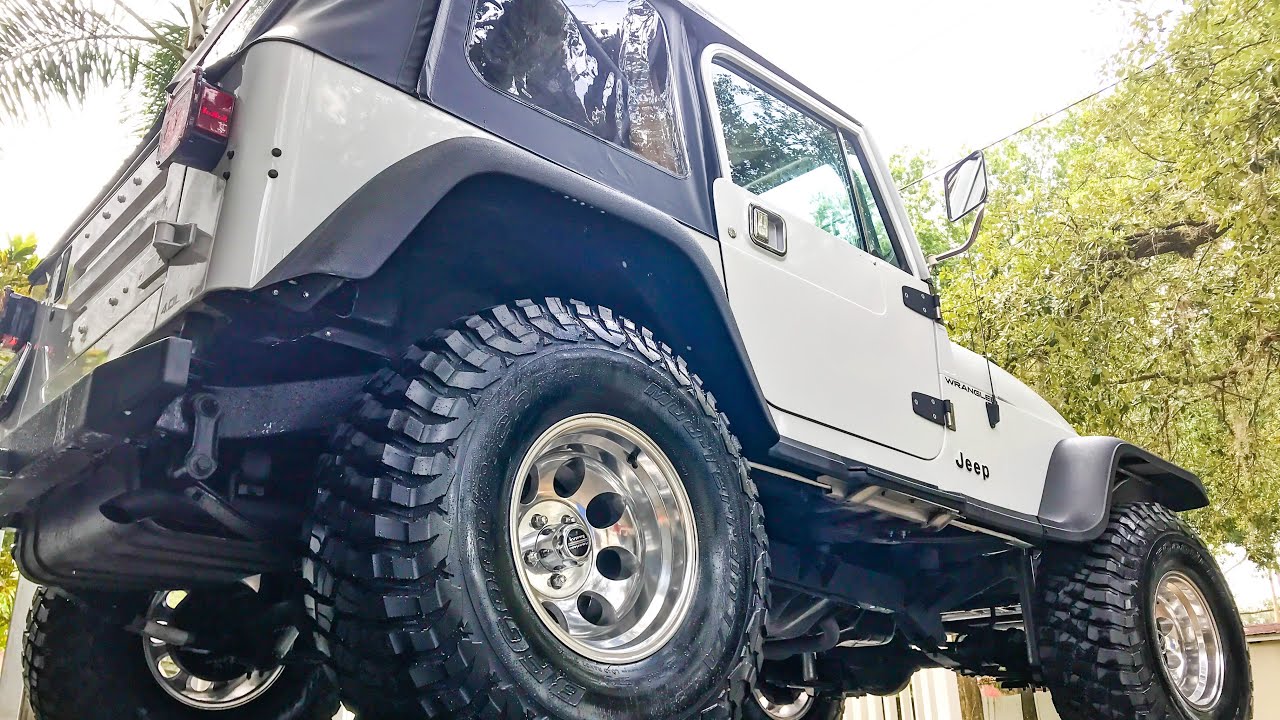 What Size Lift To Run 35's Jeep YJ - YouTube