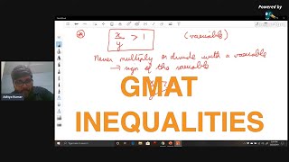 Crushing GMAT inequalities in 1 video  Live with Aditya Kumar