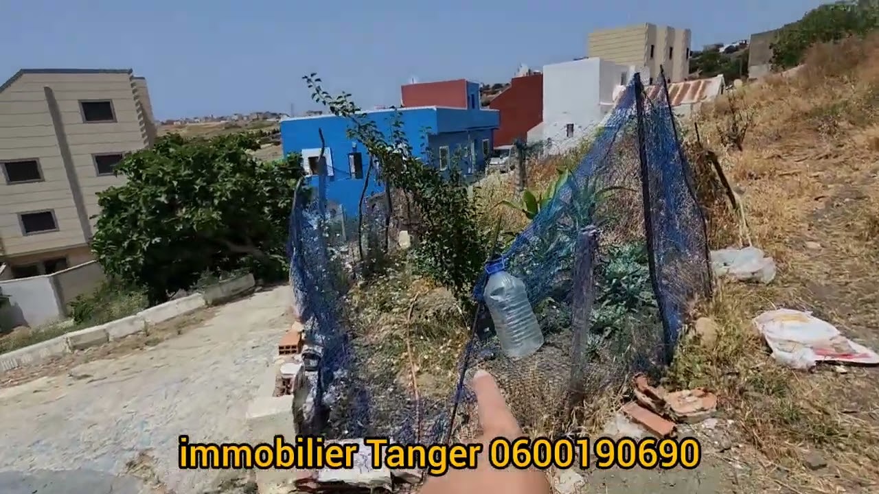 أرض للبيع فدان شابو طنجة 522 متر
