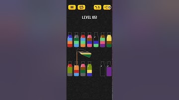 Soda Sort Puzzle Level 651 Walkthrough Solution Android/iOS