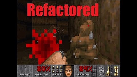 Doom 2: Pandemonium Speedmapping - Clippy plays Refactored by Scypek2 - UV & Commentary