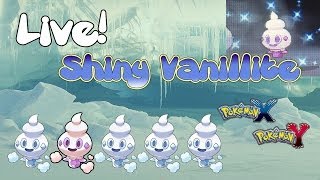 LIVE SHINY VANILLITE! Horde Encounter: Pokémon X and Y