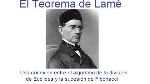 ¿Qué tienen que ver el algoritmo de la división de Euclides y la sucesión de Fibonacci?