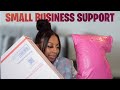 P.O Box unboxing supporting small businesses