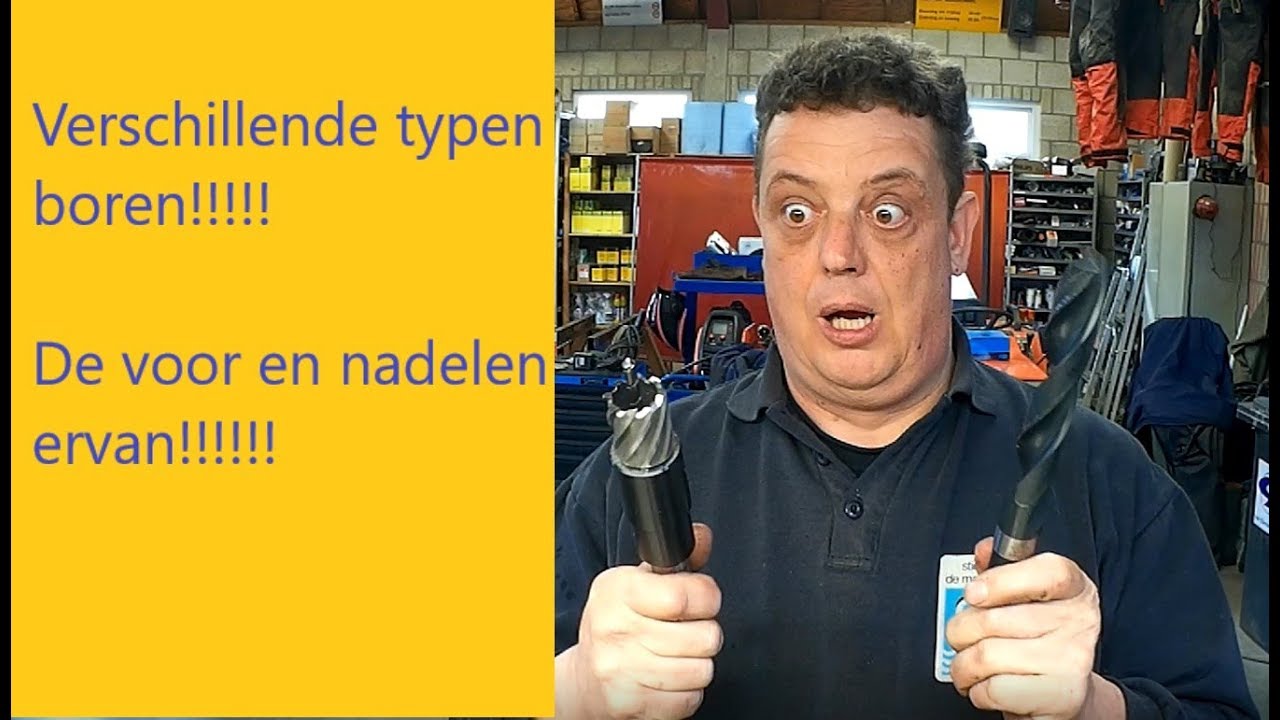 Metaal bewerken is niet alleen lassen maar daar hoort ook boren bij!!! YouTube