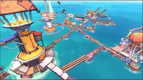 FLOTSAM: New INDIE Floating Garbage RTS Town Building Game Trailer 2018