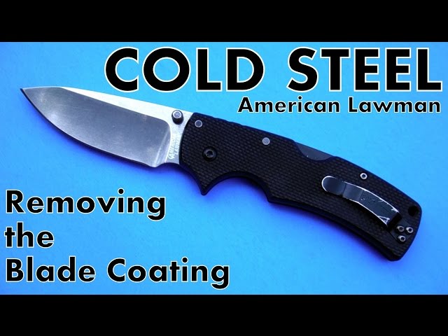 Removing 'paint' coating off knives : r/fixit