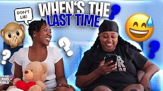 When was the LAST TIME challenge *TOO FUNNY*
