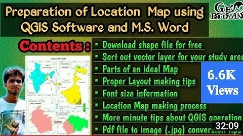Preparation of Location Map using QGIS Software with layout making tips || Anup Mridha || GeoBitaan.