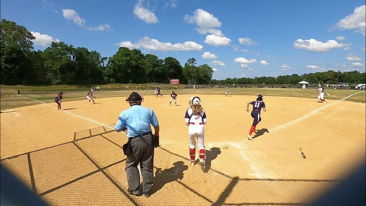 2024 MTSU commit Catcher Dimitra Milonopoulos play at home vs Sacred