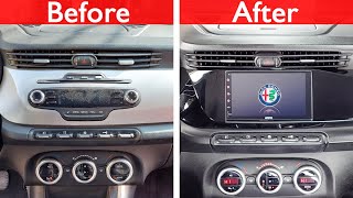 DIY Alfa Giulietta Android Head Unit, Camera Install ATOTO S8 Review, Can Bus Decoder Not Needed