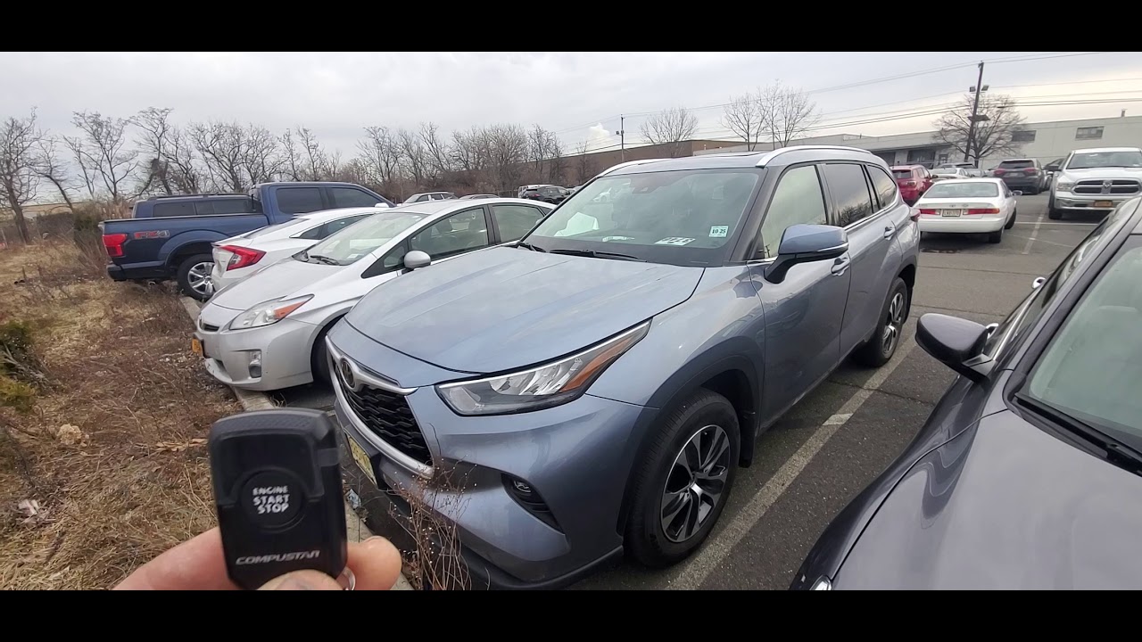 2021 Toyota Highlander Remote Start - YouTube