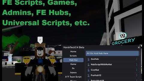 Harsh Tech | OP Script Hub | FE Scripts, Games, Admins, FE Hubs, Universal Scripts, etc.[LuaXe]