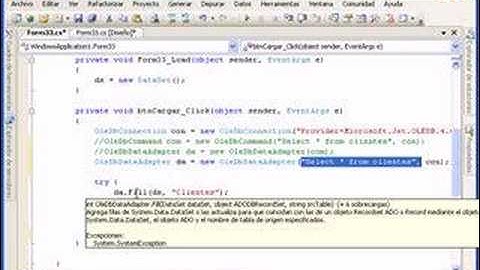 Curso C# .NET: El DtaAdapter Parte 2