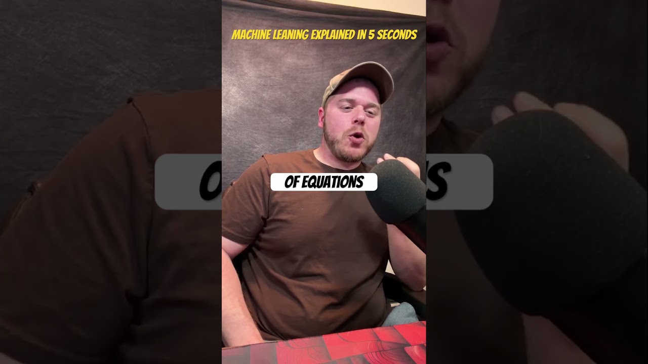 Machine Learning Explained in 5 Seconds