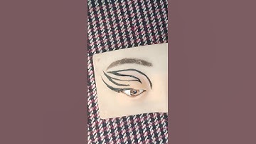 creative graphic eyeliner | glam by mk #shortsfeed #ytshorts #eyelinertutorial #shorts #makeup