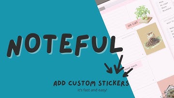 How to Add Stickers in Noteful