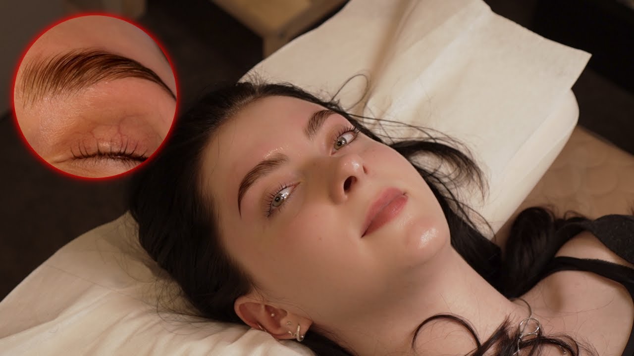 ASMR: Swedish Girl Gets KOREAN Eyebrow Waxing & Falls in Love with the Results 💕✨