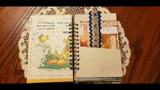 Finished Flip Through of this Vintage Story Book Journal - Cinch Bound / Wire Bound