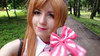 1st Backstage for patreon  A little video in Asuna cosplay