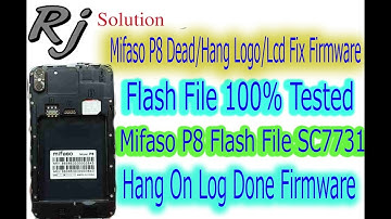 Mifaso P8 Flash File sp7731 6.0 Stock Firmware Rom