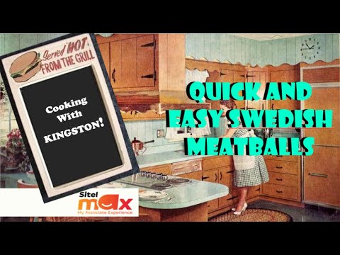 Sitel MAX Connect Kingston - COOK WITH MAX! Part Two: MEATBALLS