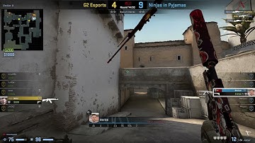 CS:GO POV Demo NiP Device (27/19) vs G2 (de_dust2)