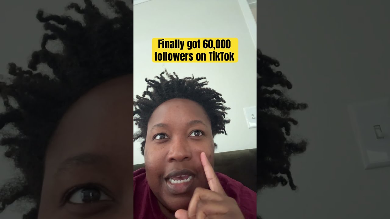 Finally Got 60 000 Followers On TikTok Congrats To Me 