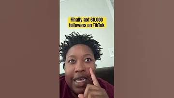 Finally Got 60 000 Followers On TikTok Congrats To Me 
