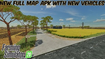 FS 20 New Full map mod with new vehicles map all latest