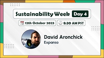 Sustainability week Day 4 - David Aronchick(Expanso)