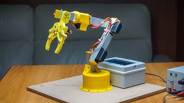 How To Make an Arduino Robotic Arm Controlled by Touch Interface