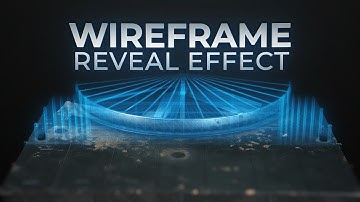 Create A Wireframe Reveal Effect In After Effects