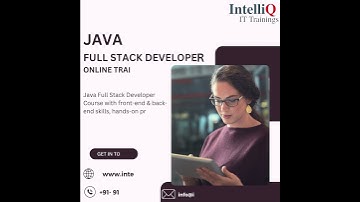 Java Full stack Developer Course Online Training | IntelliQ IT #javafullstackdeveloper #java