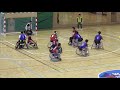 ドリーマーズ VS 大阪体育大学APES-A 前半　車いすハンドボール近畿リーグ第１節
