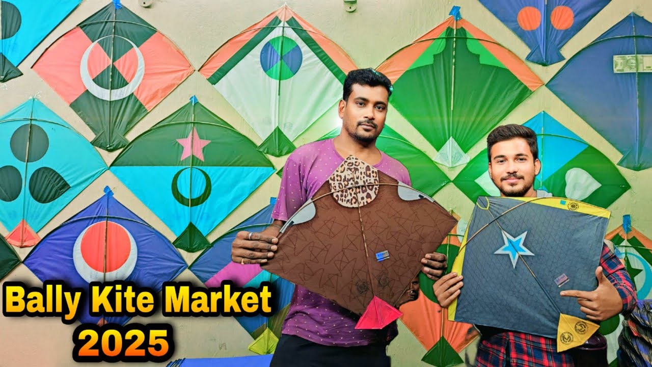 Kolkata Kite Market 2025 || Makar Sankranti Special Designing Kite || Loknath Kite Shop Bally 2025 |