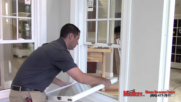 How to fix popped out double hung vinyl window sash.