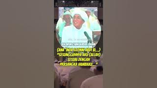 (Ana 'Inda Dzonni Abdi bi…) “Sesungguhnya Aku (Allah) sesuai dengan prasangka hambaKu…”