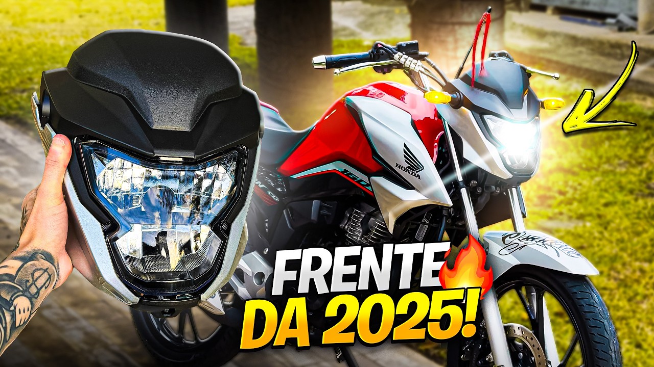 MONTEI A NOVA FRENTE DA 160 TITAN 2025 | SEM ADAPTAÇÕES! 😍