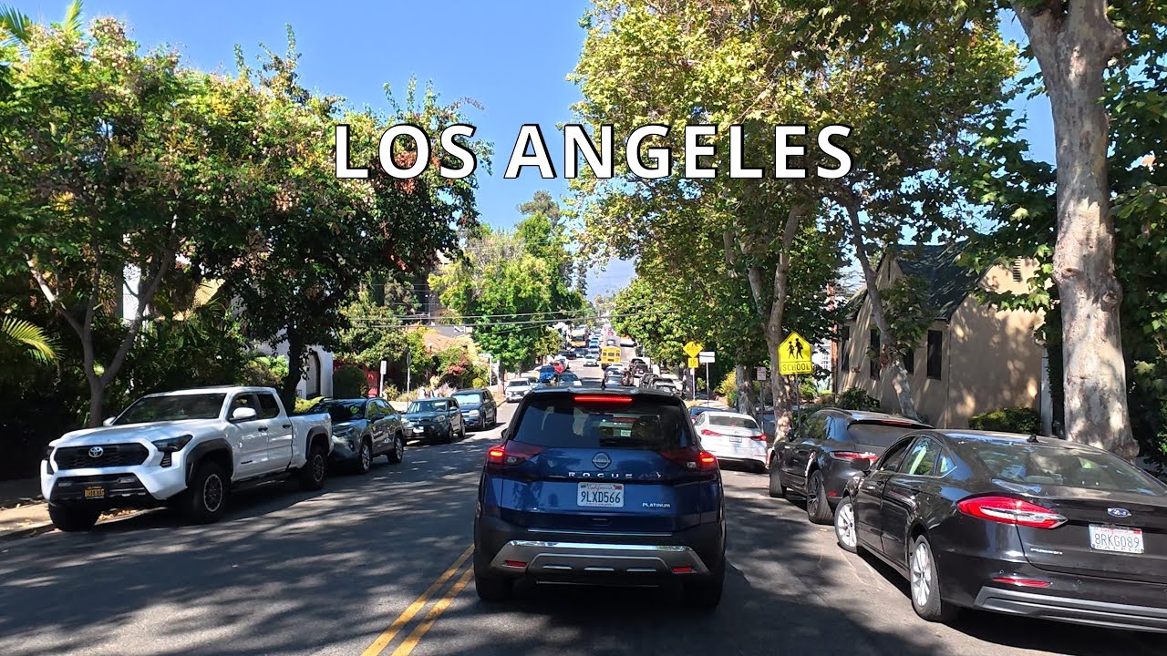 Driving Hollywood, Franklin Village to Downtown Los Angeles DTLA