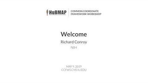 CCFWS: Welcome