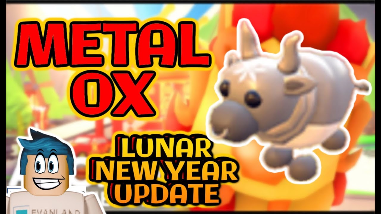 How To Get The Metal Ox In Lunar New Year Update Adopt Me Roblox