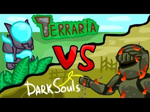 Terraria vs. DarkSouls Battle Animation