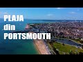 Plaja din portsmouth este una dintre preferatele noastre  drona 4k