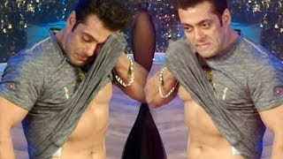 Salman Khan Zips And Goes Half Shirtless!