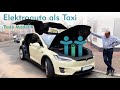 Elektroauto als Taxi - mit dem Tesla Model X in Frankfurt unterwegs