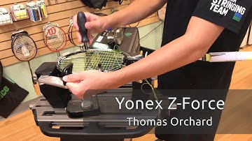 Time Lapse: How to String a Yonex Z-Force Badminton Racquet