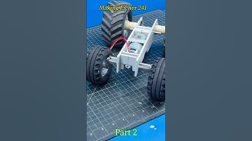 Making Eicher 241 👈 RC tractor with PVC pipe🔥 at home | Part 2 | #eicher241